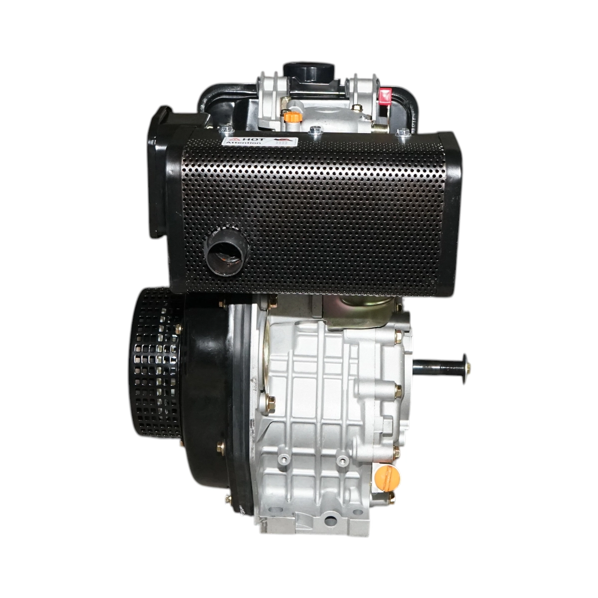 Motor diesel 7CP 178F, 296cc, turatie 3600rpm, ax rotund filetat 19.05mm, pornire sfoara DISUN07 (BK99863) [9]