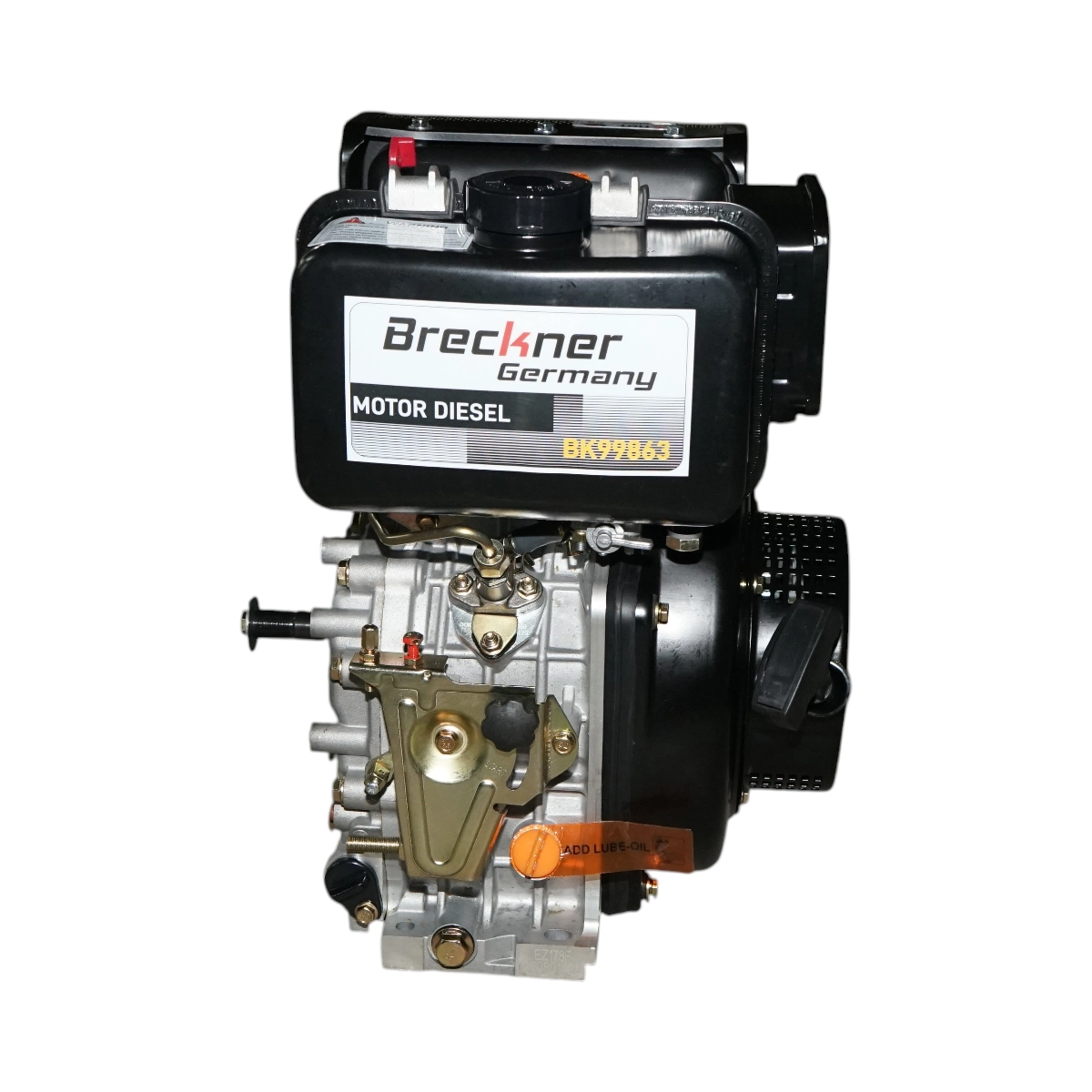 Motor diesel 7CP 178F, 296cc, turatie 3600rpm, ax rotund filetat 19.05mm, pornire sfoara DISUN07 (BK99863) [2]