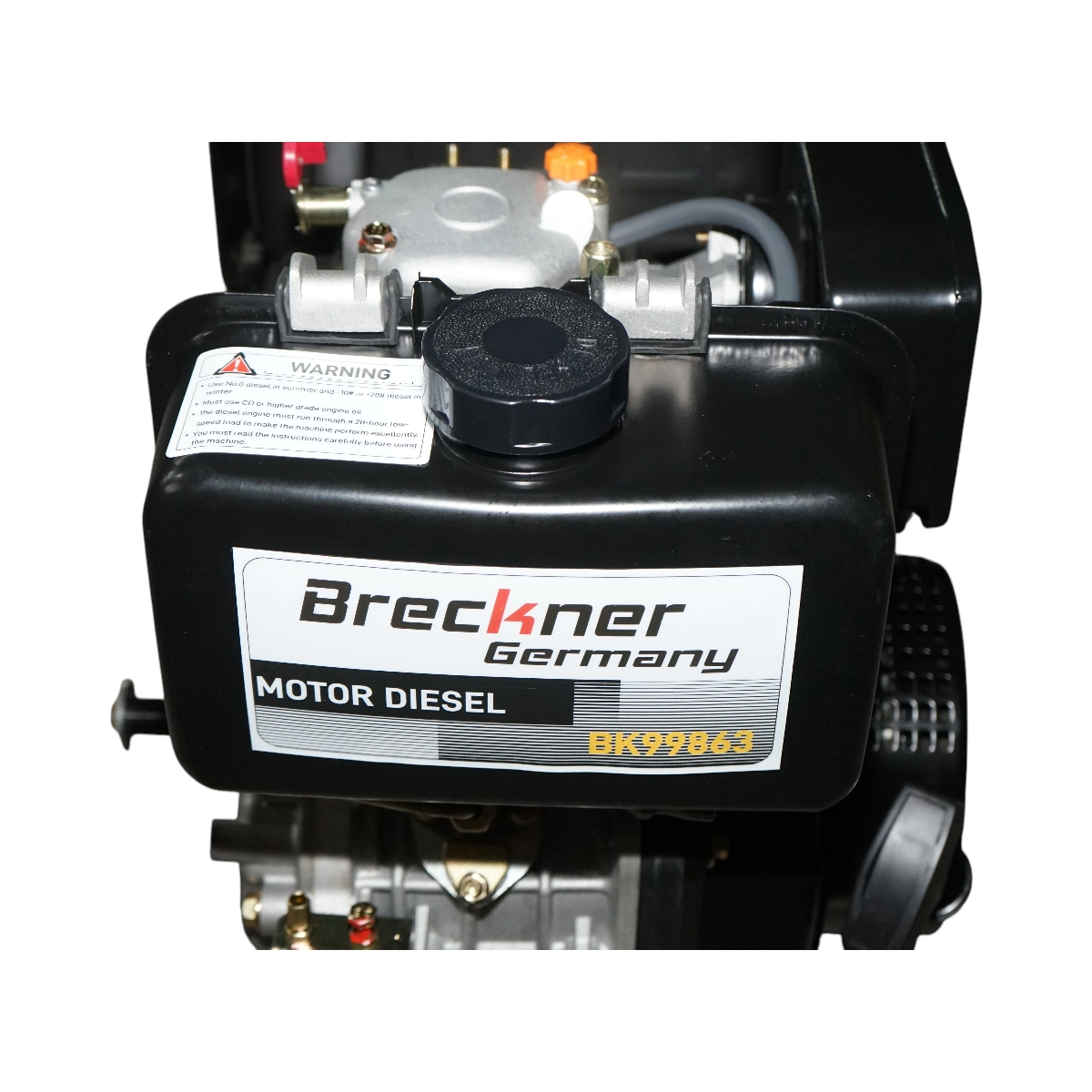 Motor diesel 7CP 178F, 296cc, turatie 3600rpm, ax rotund filetat 19.05mm, pornire sfoara DISUN07 (BK99863) [6]