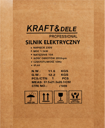 Motor electric 1.5kW 2850rpm 10A pentru compresor pompa ferastrau utilaje (KD2232) [14]