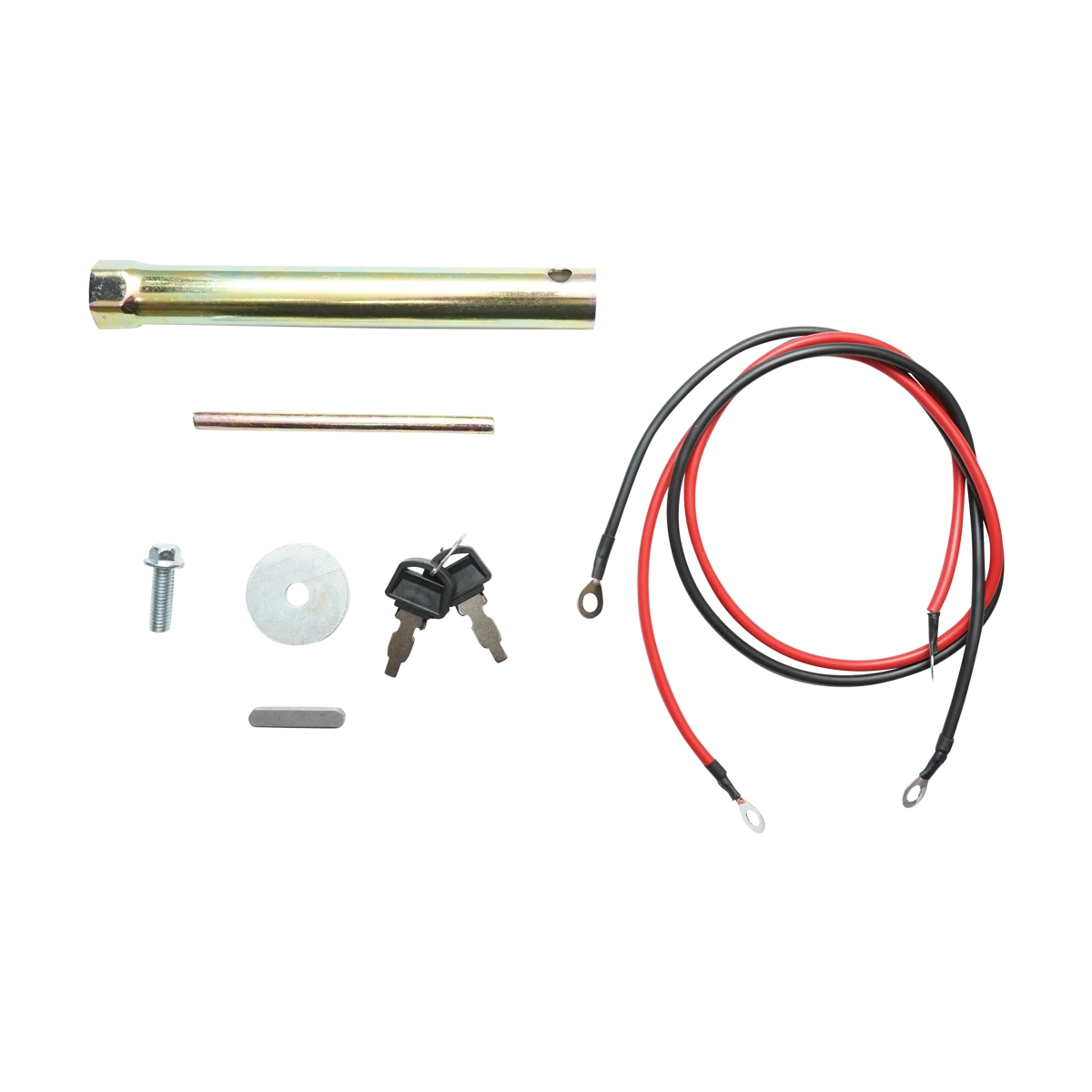 Motor pe benzina 13CP, 4 timpi, ax cu pana 25mm pornire cheie/sfoara, reductor priza (BK19818) [5]