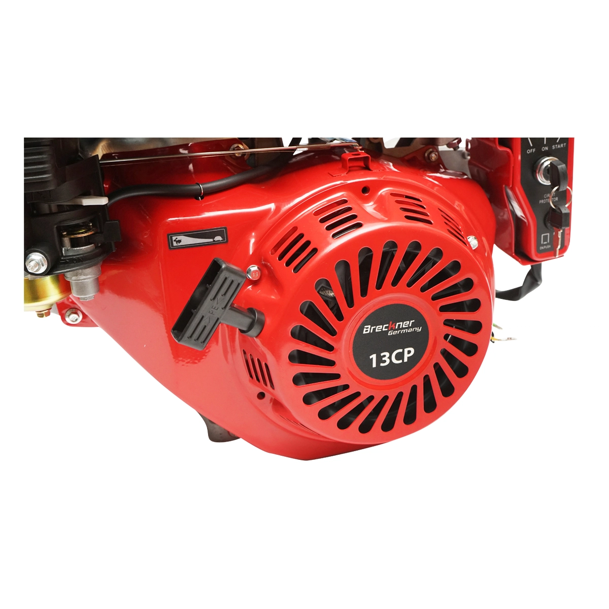 Motor pe benzina 13CP, 4 timpi, ax cu pana 25mm pornire cheie/sfoara, reductor priza (DISLH02) [5]