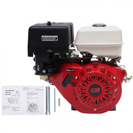 Motor pe benzina 4 timpi 15CP ax cu pana 25,4mm (V60261) [7]