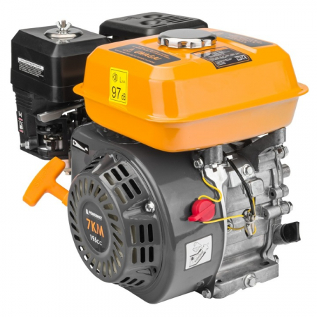 Motoare cu ardere interna - Motor pe benzina 4 timpi 7CP ax 20mm  (PM-SSP-720T)
