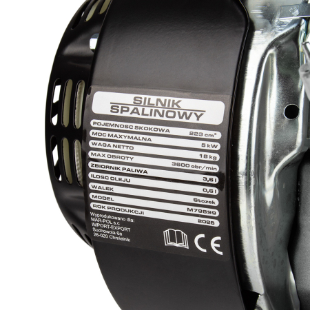 Motor pe benzina 7CP, 208cc, ax conic 18 mm, 4 timpi (M79899) [2]