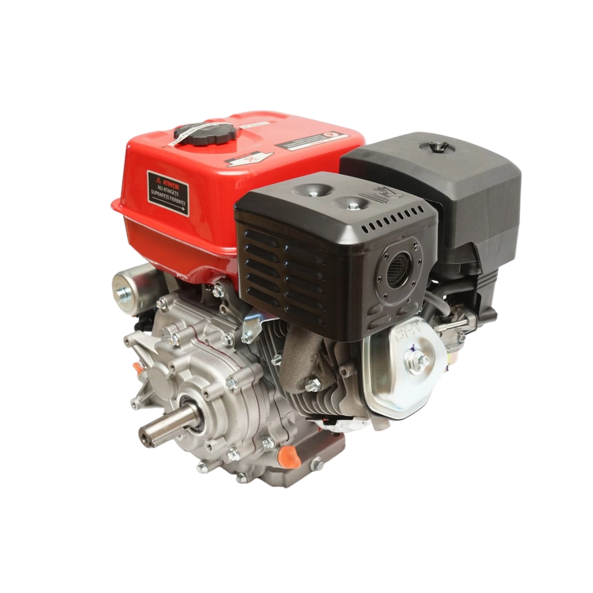 Generatoare si motoare - Motor pe benzina 9CP, 4 timpi, ax cu pana 25mm pornire cheie/sfoara, reductor priza DISLR18 (BK1321)