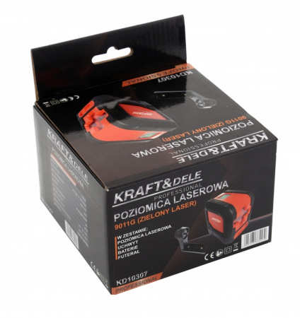 Nivela laser rotativ incrucisat  15m + suport si carcasa (KD10307) [1]