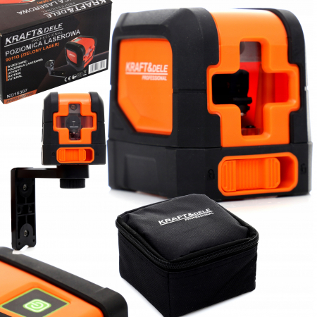 Nivela Laser - Nivela laser rotativ incrucisat  15m + suport si carcasa (KD10307)