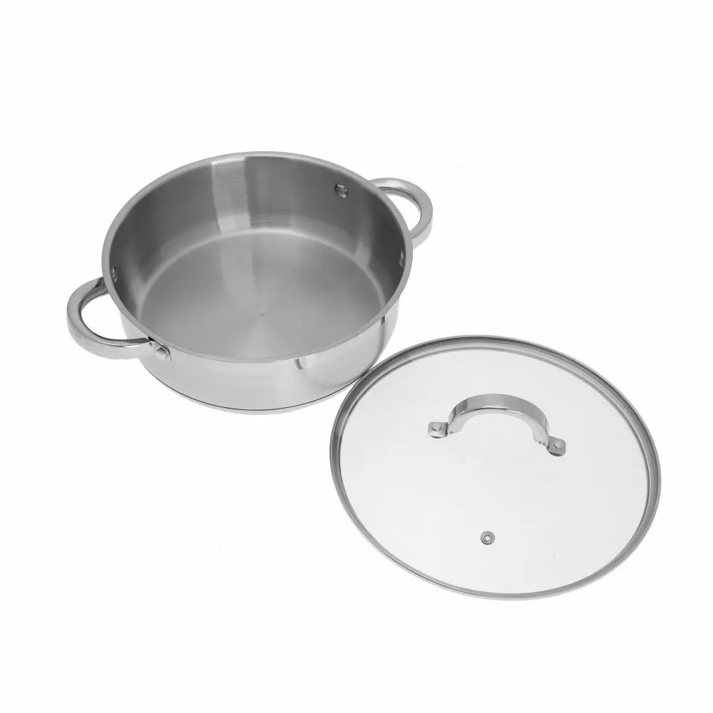 Oala cu capac din otel 3.5 L 24 cm (KB-7172) [1]