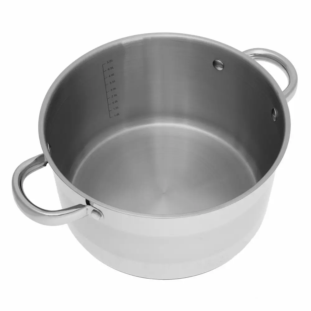 Oala si capac din otel inoxidabil 6 L, 24 cm (KH-4331) [1]