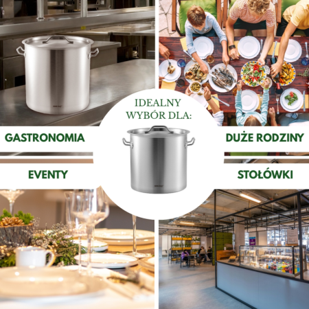 Oala inalta volum mare 33 l din otel inoxidabil 35 cm (KH-1964) [10]