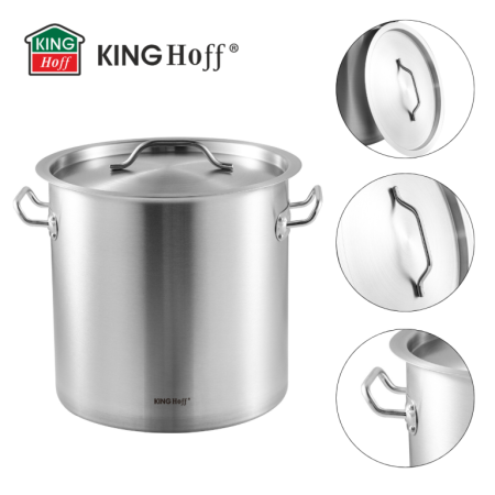 Oala pentru fierbere din otel inoxidabil, diametru 28 cm, capacitate 17 l (KH-1961) [2]