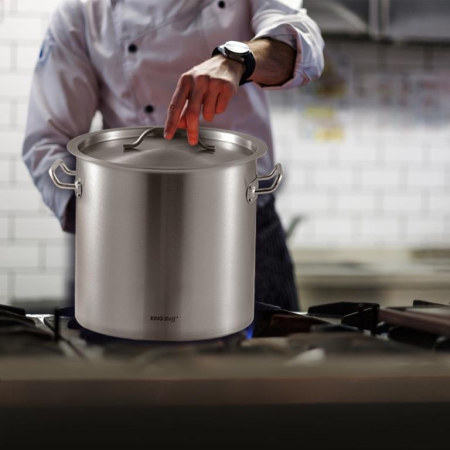 Oala pentru fierbere din otel inoxidabil, diametru 30 cm, capacitate 21 l (KH-1962) [5]