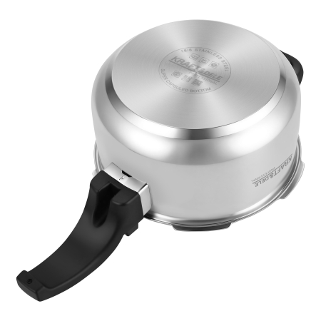 Oala sub presiune inox 4L 22 cm cu 7 sisteme de siguranta pentru gatit rapid (KD4295) [8]
