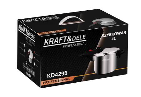 Oala sub presiune inox 4L 22 cm cu 7 sisteme de siguranta pentru gatit rapid (KD4295) [12]