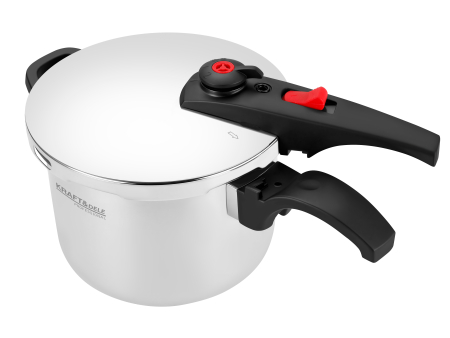 Oala sub presiune inox 6L 22 cm cu 7 sisteme de siguranta pentru gatit rapid (KD4296) [10]