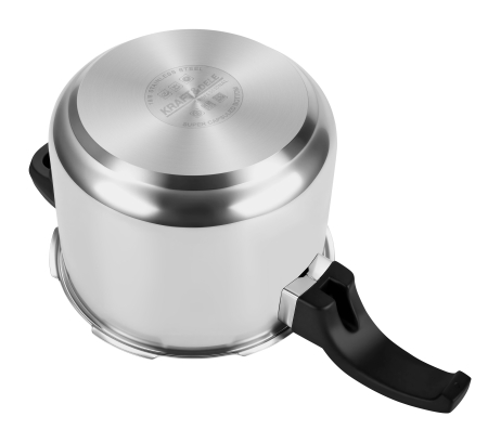 Oala sub presiune inox 6L 22 cm cu 7 sisteme de siguranta pentru gatit rapid (KD4296) [11]