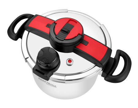 Oala sub presiune inox 8L 22 cm cu 7 sisteme de siguranta pentru gatit rapid (KD4299) [6]