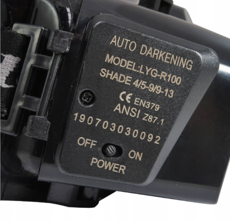 Ochelari de sudura cu auto-intunecare , DIN 5-13, filtru automat (V75220) [3]