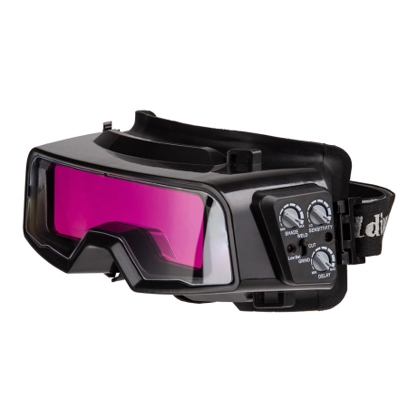 Ochelari de sudura cu filtru automat, DIN 5-13, protectie ochi pentru sudare TIG MIG MAG MMA (M79385) [1]
