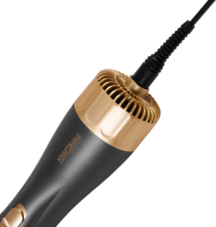 Ondulator uscator par 1400W perie rotativa accesorii interschimbabile 40mm 50mm coafare 2in1 (KD4396) [9]