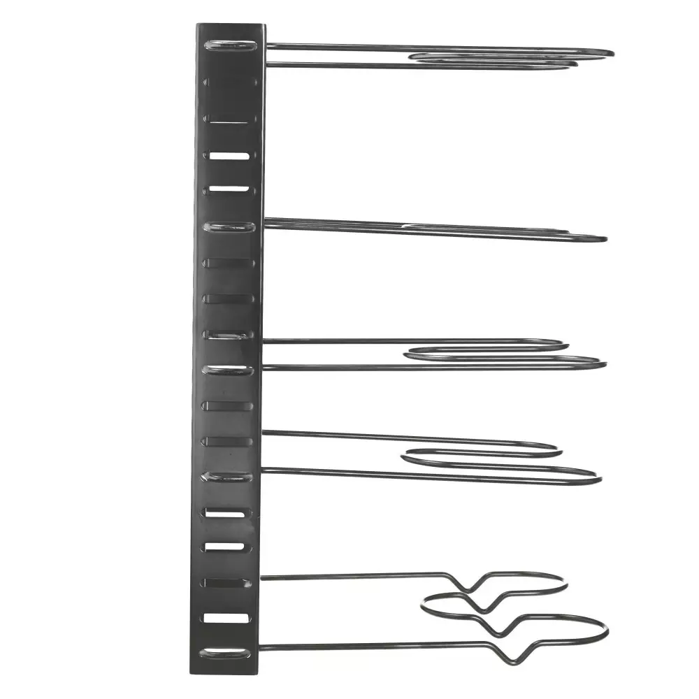 Organizator pentru capace tigai si oale negru cu rafturi reglabile (KH-1639) [1]