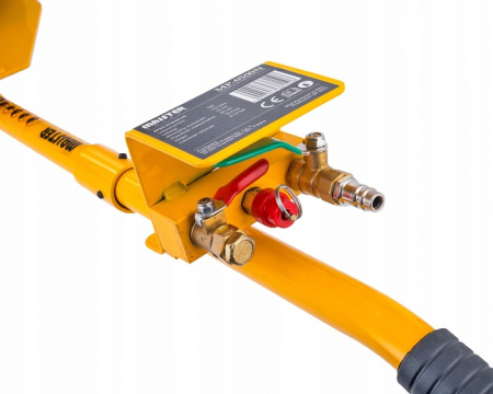 Pachet cric pneumatic 3.5T cu inaltator 15-50cm + pistol impact 1600Nm + chei impact 12-24mm si prelungitor (MP0500N-OR+12204) [6]