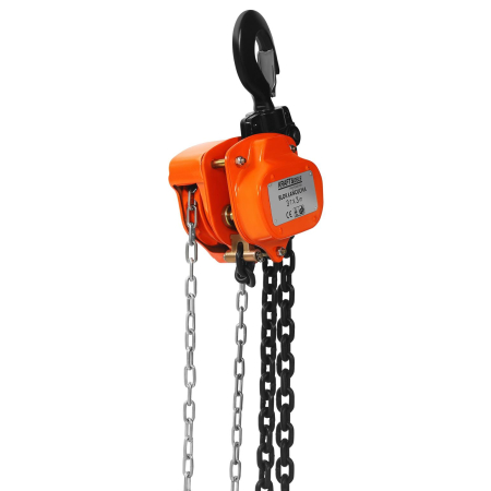 Palan manual troliu cu lant si clichet 3T 3m (KD3501) [5]