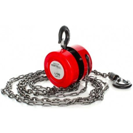 Scripete/chinga auto/troliu - Palan troliu macara scripete manual 1000kg 1T cu parghie si lant (KD1115)