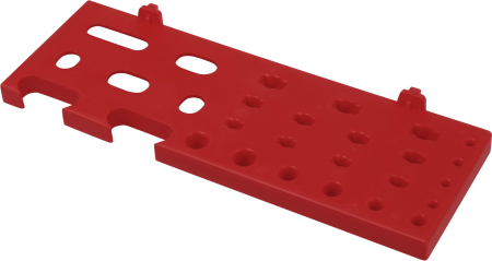 Panou metalic scule 112x45 cm cu suporturi si carlige pentru organizare atelier (KD11897) [11]