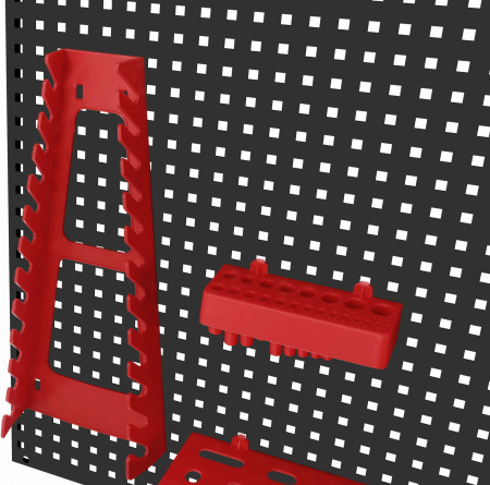 Panou metalic scule 112x45 cm cu suporturi si carlige pentru organizare atelier (KD11897) [8]