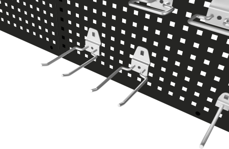 Panou metalic scule 112x45 cm cu suporturi si carlige pentru organizare atelier (KD11897) [7]