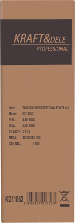 Panou pentru organizare scule de perete  115 x 78 cm + accesorii (KD11863) [9]