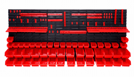 Panou pentru organizare scule de perete 170 x 78 cm + accesorii (KD11861) [2]