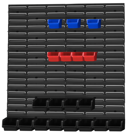 Panou pentru organizare scule de perete  78 x 78 cm + accesorii (KD11864) [8]