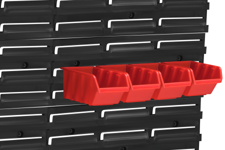 Panou pentru organizare scule de perete  78 x 78 cm + accesorii (KD11864) [10]