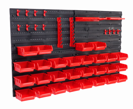 Altele - Panou perforat pentru atelier 47x27cm, organizator scule de perete (KD11862)