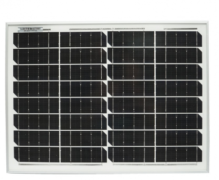 Sistem alimentare (panou, baterie, adaptor 220V) - Panou solar 20W fotovoltaic monocristalin 400x300x17mm DISCY12 (BK87422)