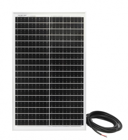 Panou solar 30W fotovoltaic policristalin cu cablu de conectare 5m si regulator tensiune 12-24V DISDM73 (BK87425) [3]