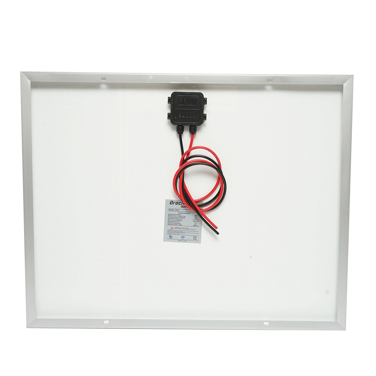 Panou solar 50W fotovoltaic policristalin cu cablu 90cm si tensiune maxima de 18V 670x530x20mm Breckner Germany DISDW84 (BK87492) [1]