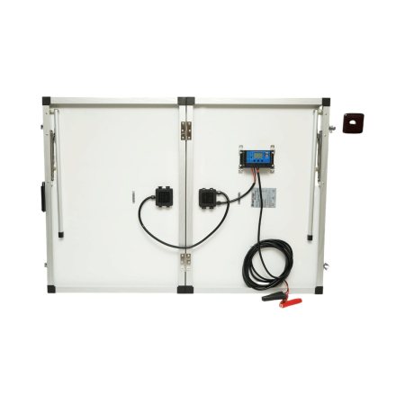 Panou solar portabil 145W monocristalin tip valiză, 12/24V, regulator 20A, 2 USB DISDW49 (BK87479) [4]