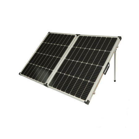 Altele - Panou solar portabil 145W monocristalin tip valiză, 12/24V, regulator 20A, 2 USB DISDW49 (BK87479)