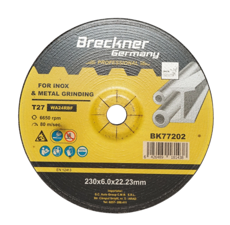 Produse noi (necategorizate) - Panza disc flex pentru taiat si polizat inox T27 230x6.0x22mm DISGX90 (BK77202)