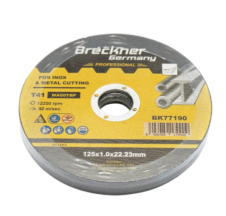 Panza disc flex pentru taiat si polizat inox T41 125x1.0x22mm DISGX09 (BK77190) [2]