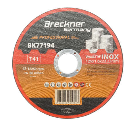 Produse noi (necategorizate) - Panza disc flex pentru taiat si polizat inox T41 125x1.6x22mm DISGX13 (BK77194)