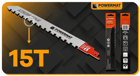 Panza fierastrau sabie BCA si caramida Carbura HM/TC 240mm PM1396 (PM-BDP-240T) [15]