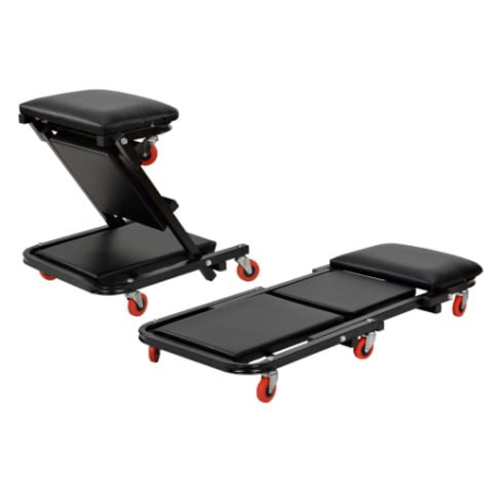 Produse noi (necategorizate) - Pat scaun mobil carucior service auto 150 kg (KD378)