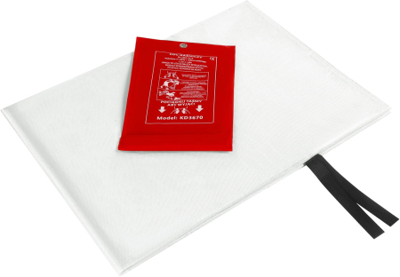 Altele - Patura antifoc din fibra de sticla 1.2x1.8 m pentru stingere incendii si protectie (KD3670)