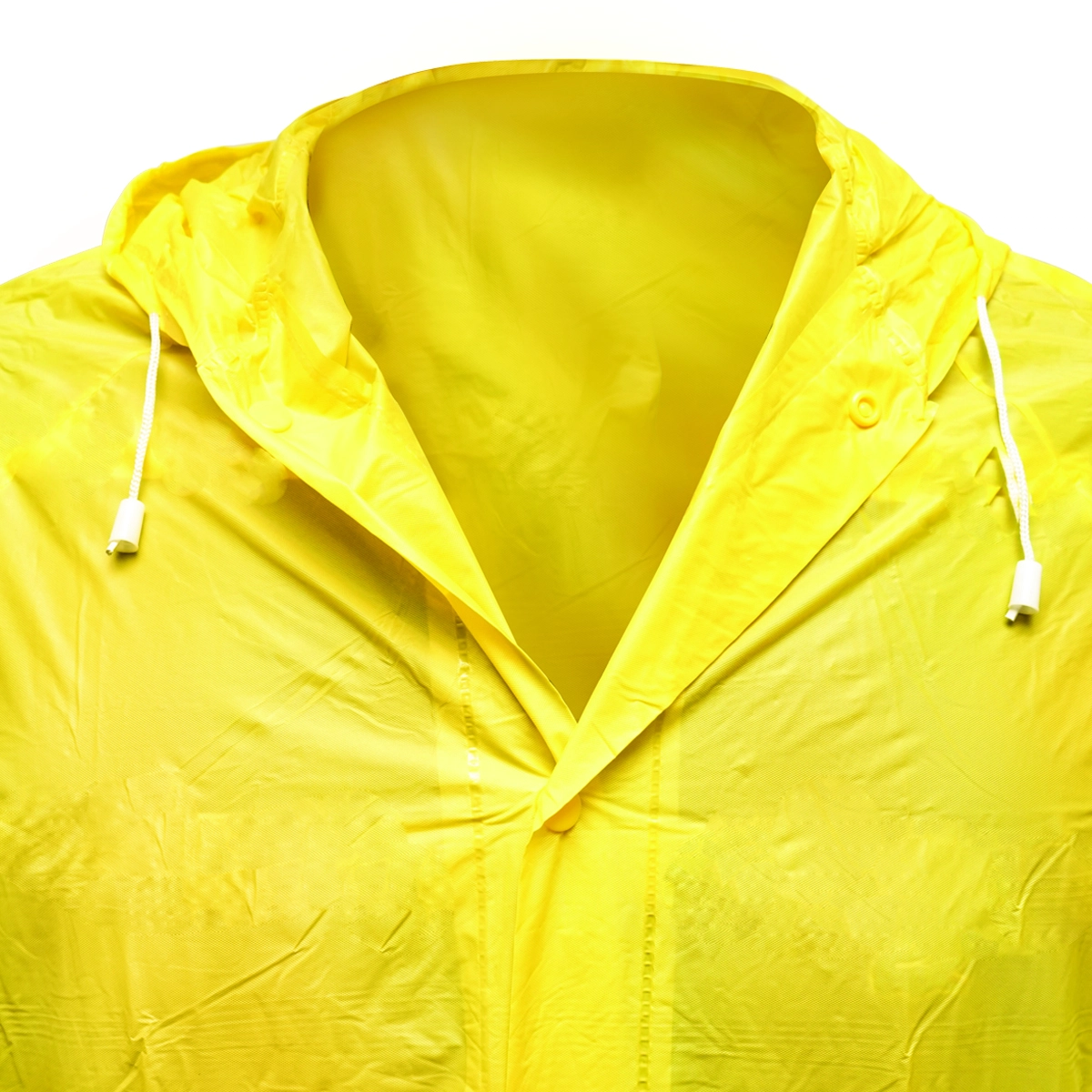 Pelerina cu gluga impermeabila L din PVC, 2 buzunare, inchidere cu capse, galben Breckner Germany DISEN66 (BK77421) [6]