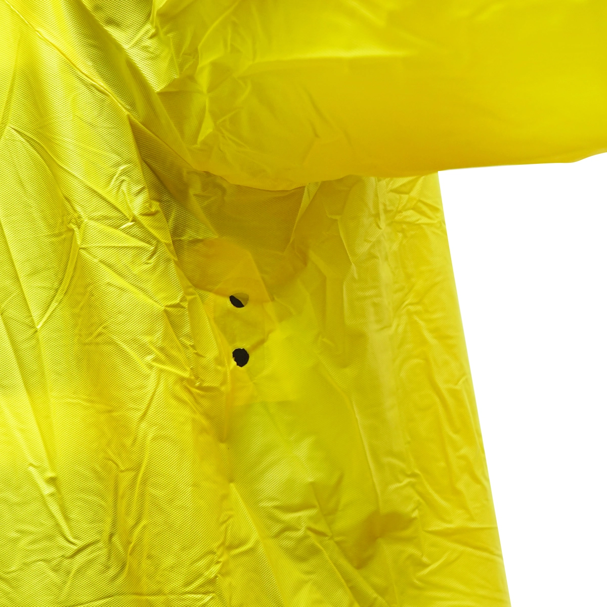 Pelerina cu gluga impermeabila M din PVC, 2 buzunare, inchidere cu capse, galben Breckner Germany DISEN67 (BK77422) [4]
